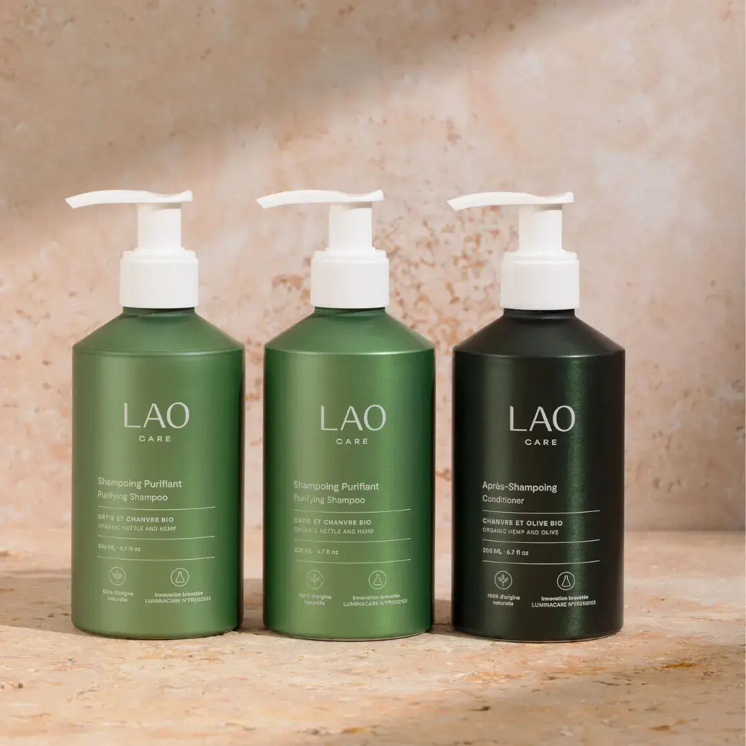 Trio Shampoings et Après-Shampoing LAO Care