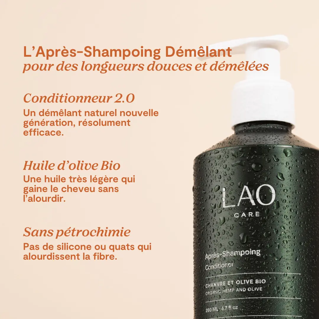 Trio Shampoings et Après-Shampoing LAO Care