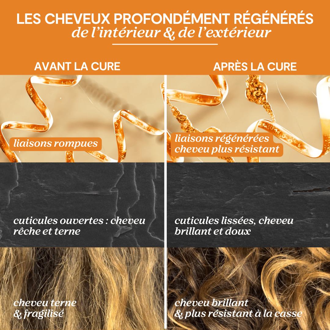 Bienfaits de la Trousse Voyage Cure Régénérante LAO Care pour le cuir chevelu