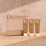 Bond Repair Reiseset von LAO Care: Stoffetui und 3 Reisetuben