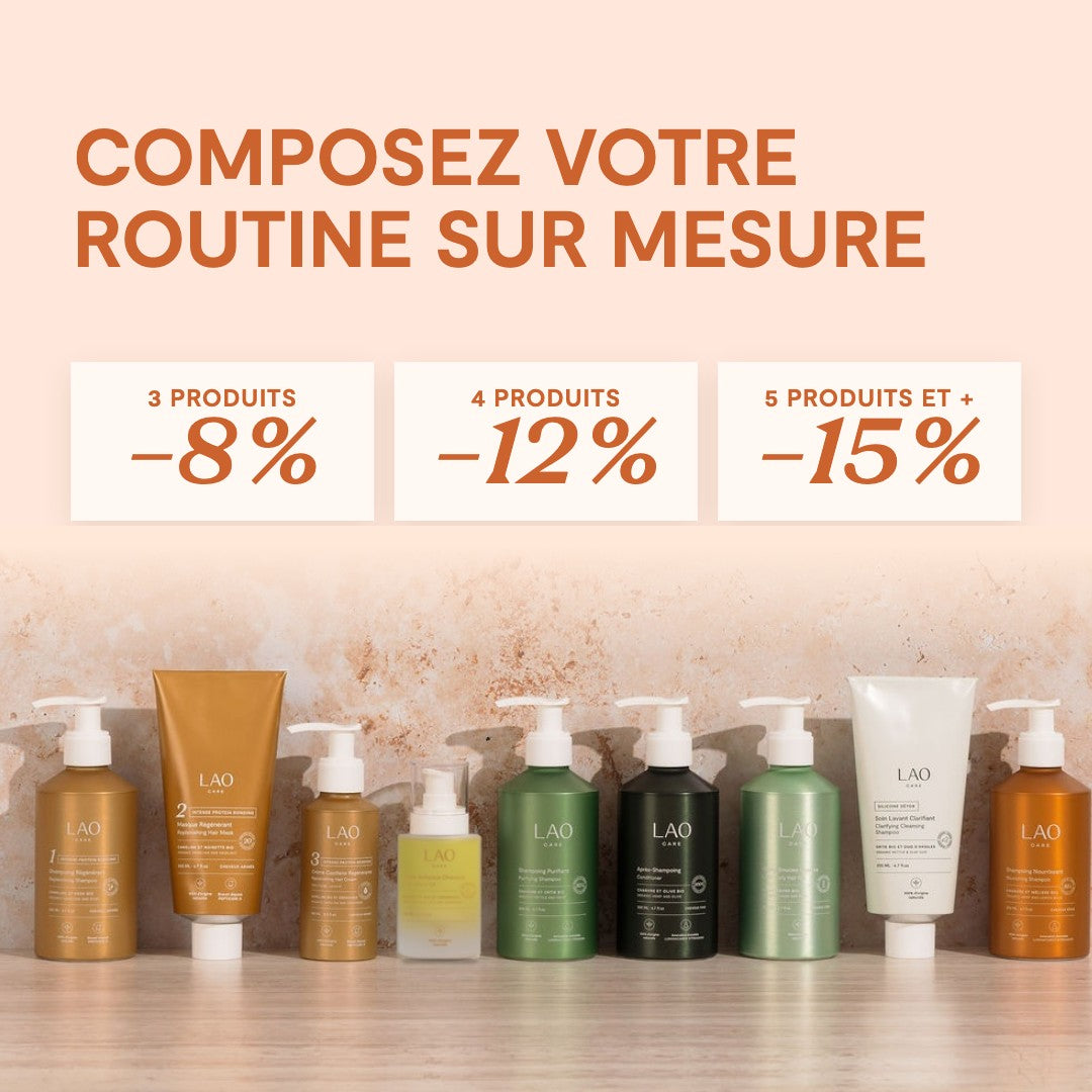 Composez votre routine sur mesure : −8 %, −12 %, −15 % dès 3, 4, 5 produits