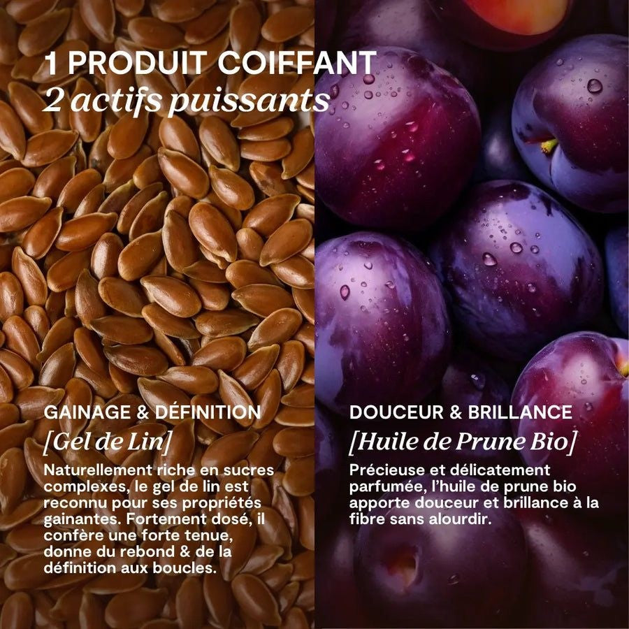 Gel de lin et huile de prune bio, les 2 actifs de la Gelée